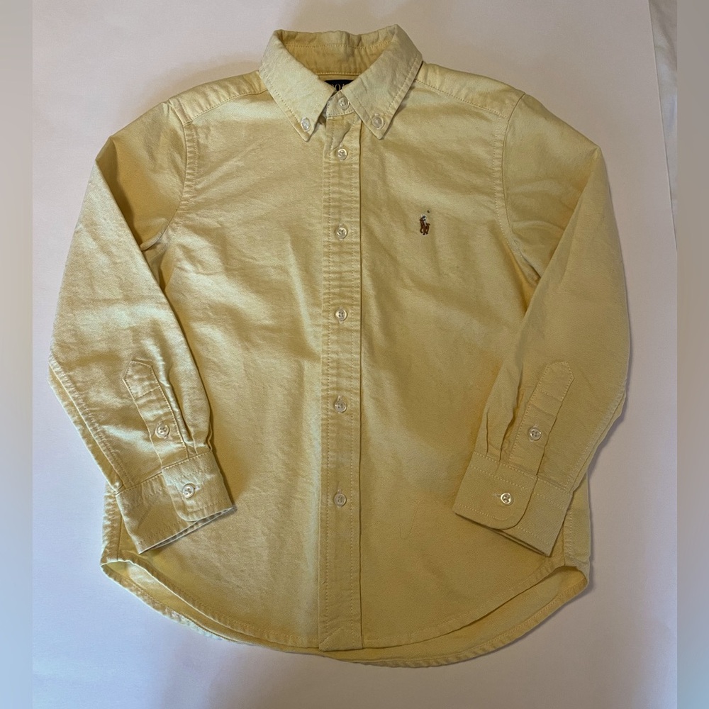 Polo by Ralph Lauren Boy’s Button-Down Yellow Shirt